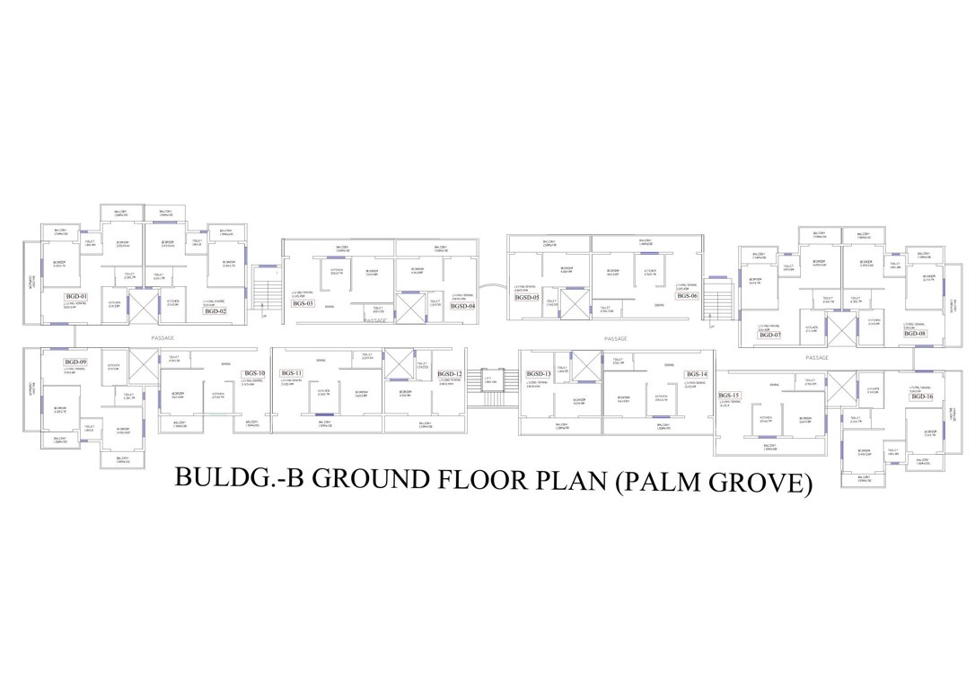  peace valley Palm Grove Cluster Plan for ground Floor