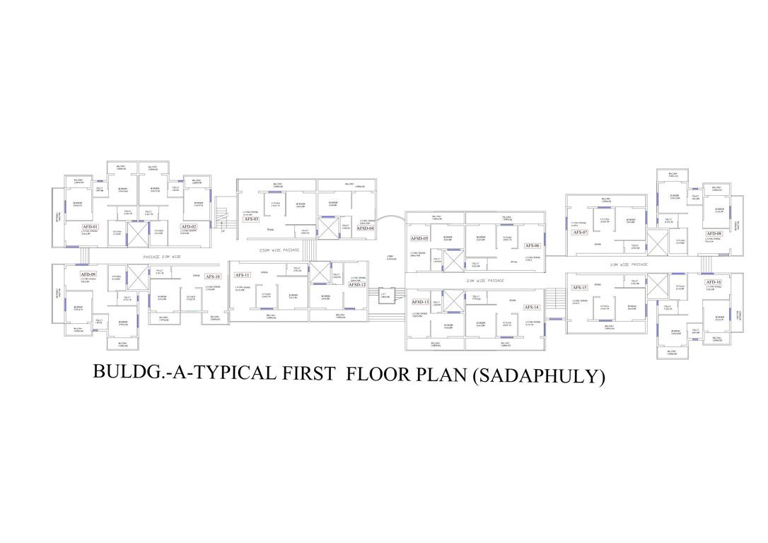  peace valley Sadaphuli Cluster Plan for 1st Floor