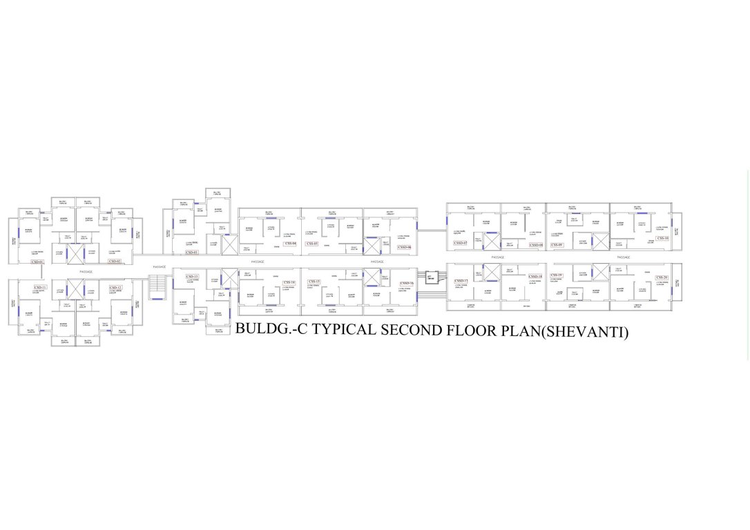  peace valley Shevanti Cluster Plan for 2nd Floor