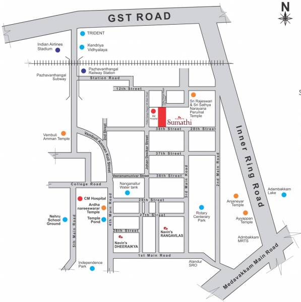  sumathi Images for Location Plan of Navin Sumathi