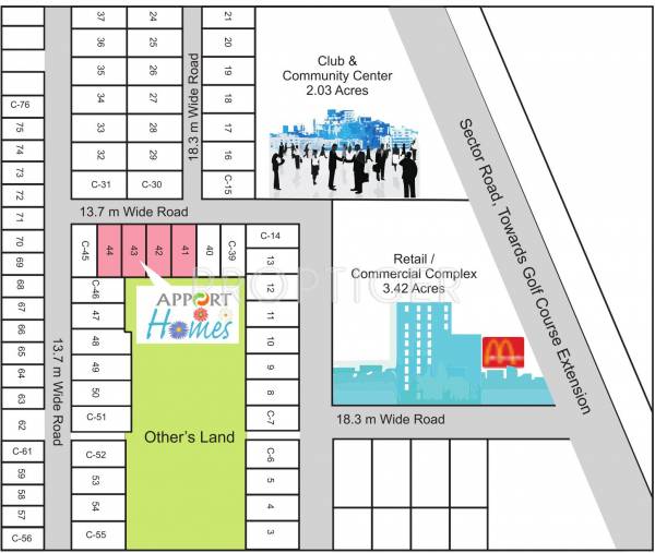  homes Images for Layout Plan of Apport Homes