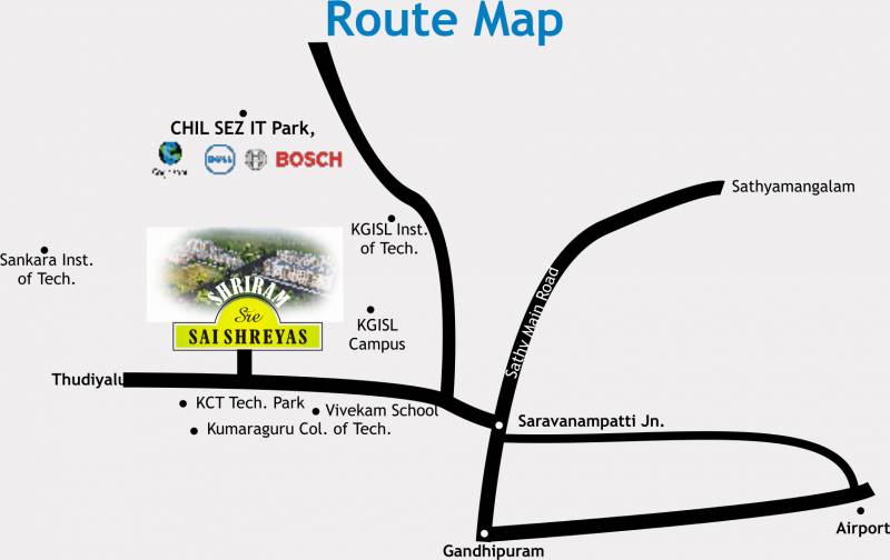  sai-shreyas-apartment Images for Location Plan of Shriram Sai Shreyas Apartment
