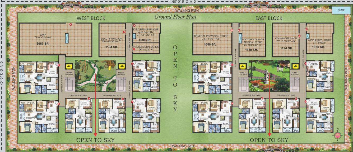 Images for Cluster Plan of Srija Builders and Developers Eco Valley