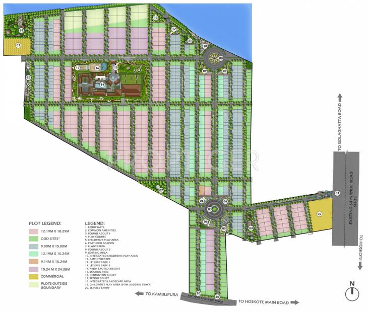 Images for Site Plan of Ambiience Aamby City