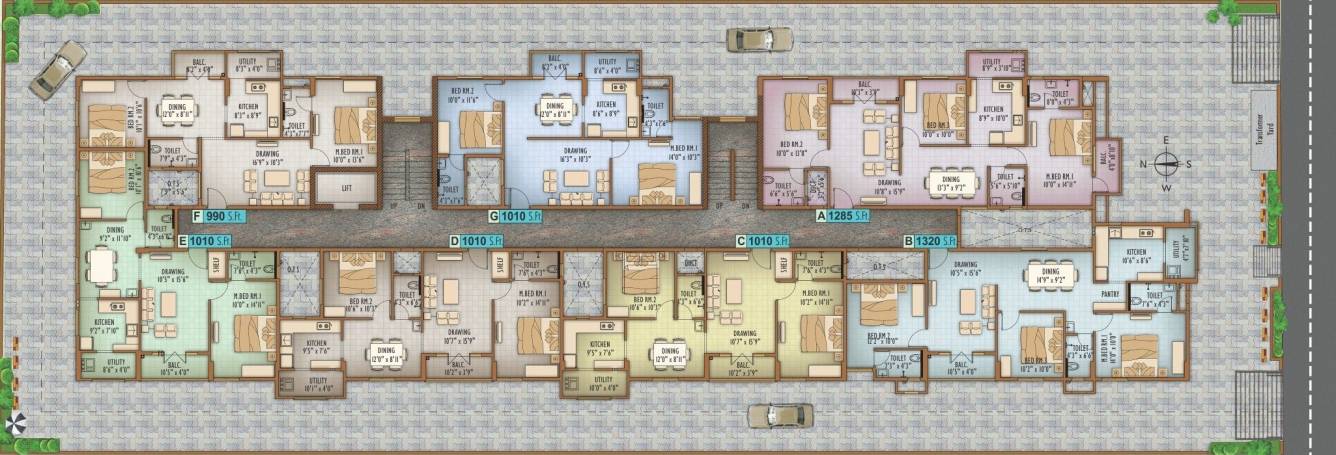 Images for Layout Plan of Marutham Akshaya