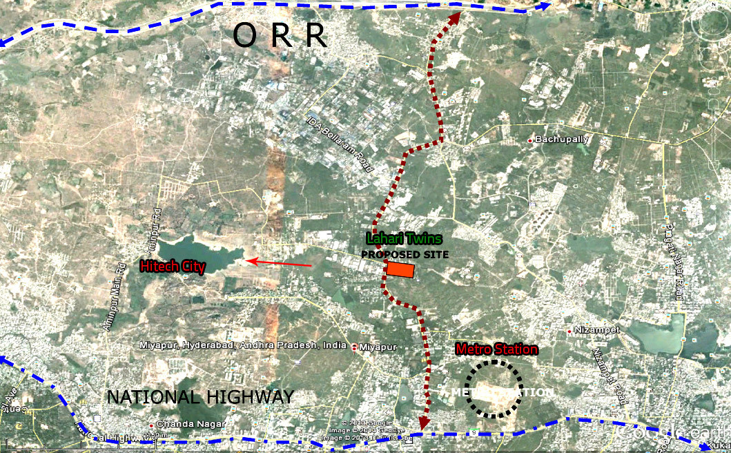Images for Location Plan of Lahari Twins