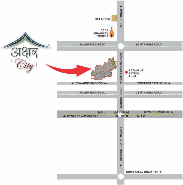 Images for Location Plan of Akshar City Villas