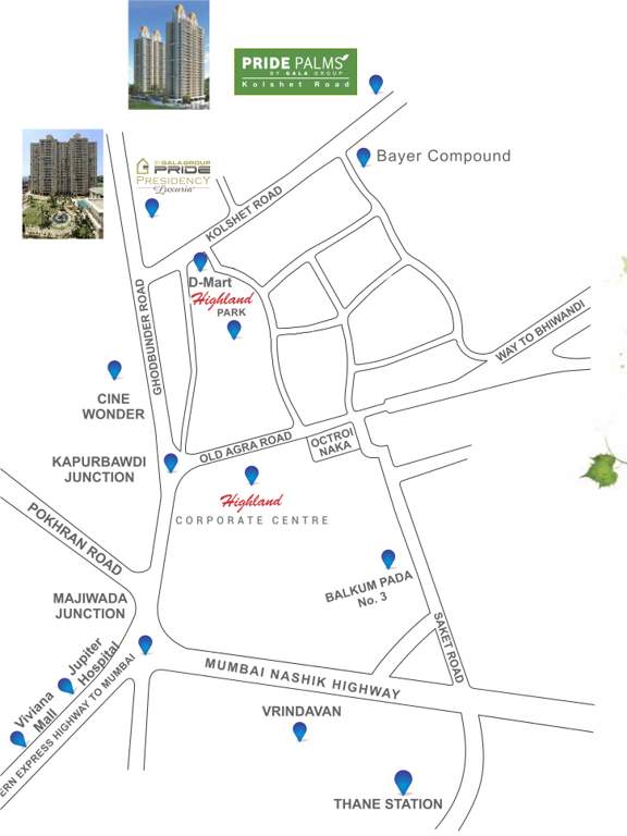  pride palms Images for Location Plan of Gala Pride Palms