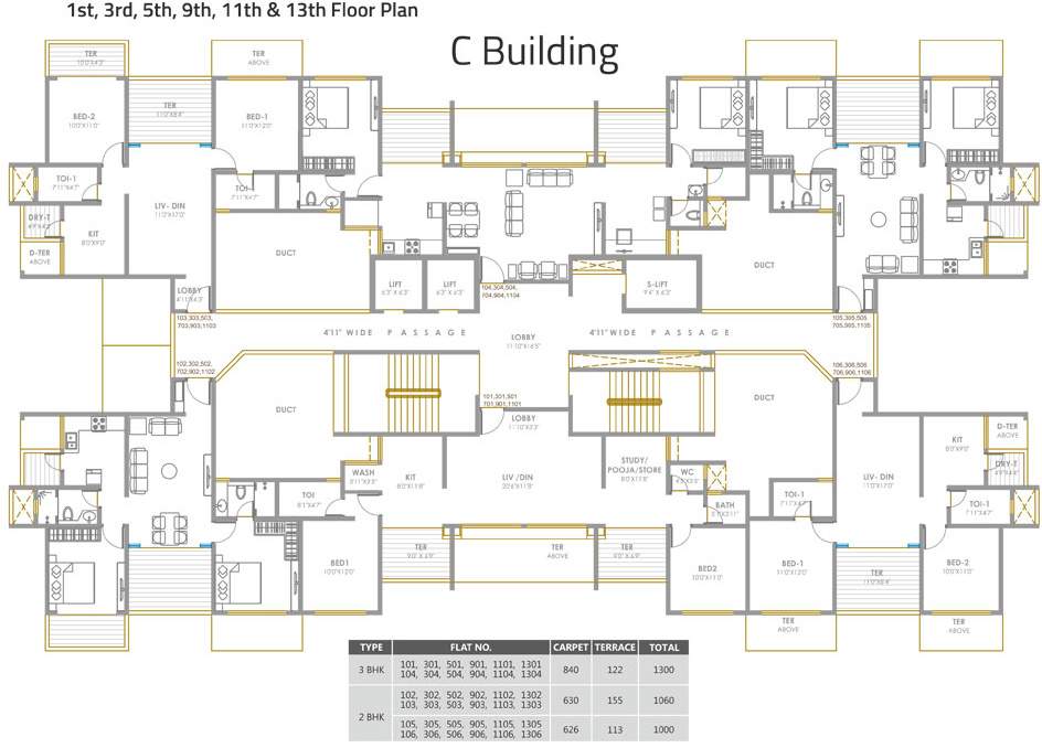  three jewels Images for Cluster Plan of Kolte Patil Three Jewels