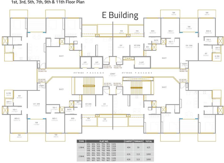  three jewels Images for Cluster Plan of Kolte Patil Three Jewels