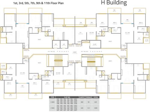  three-jewels Images for Cluster Plan of Kolte Patil Three Jewels