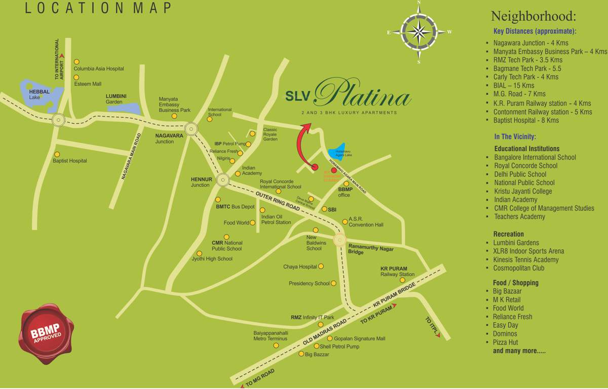 platina Images for Location Plan of SLV Structures Platina