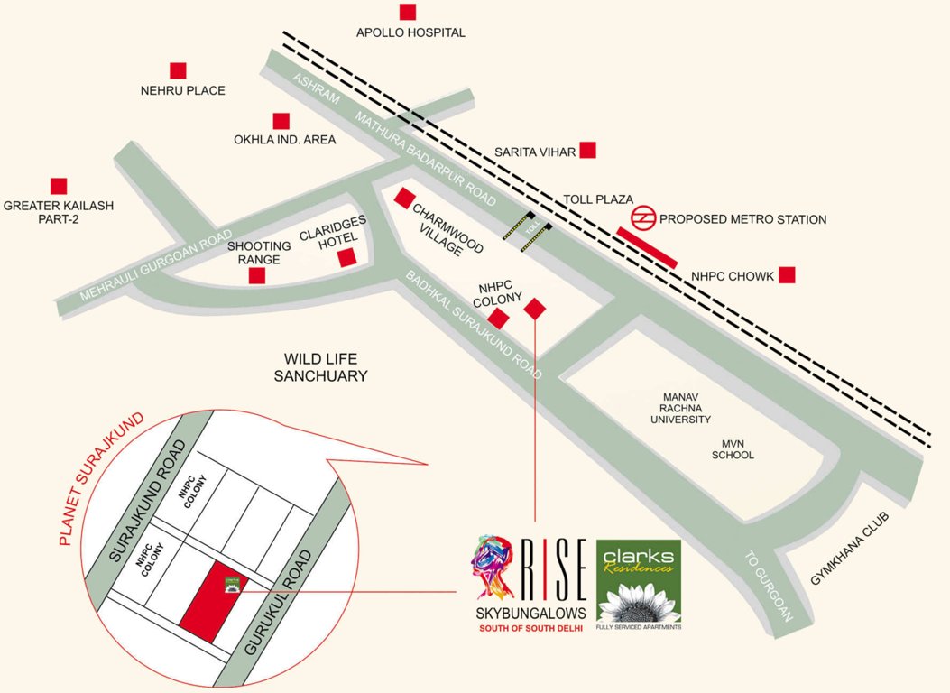 Images for Location Plan of Rise Clarks Residences