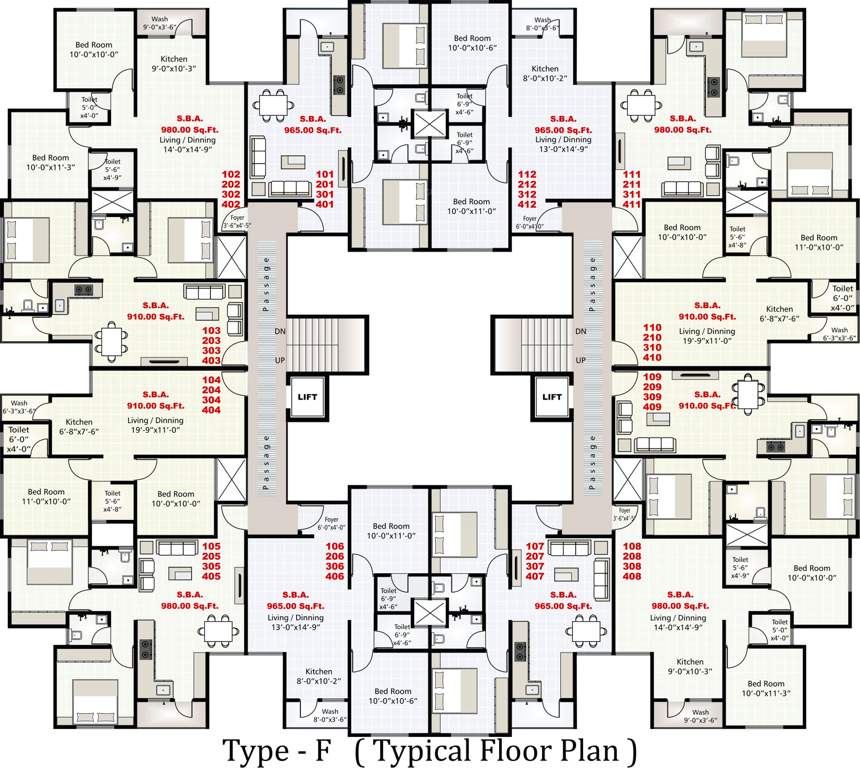 Images for Cluster Plan of Akshar Vatika