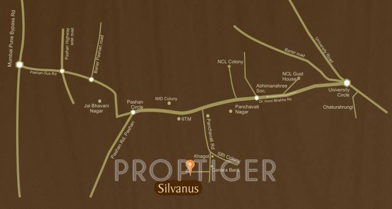 gandhi-properties silvanus-apartment Location Plan
