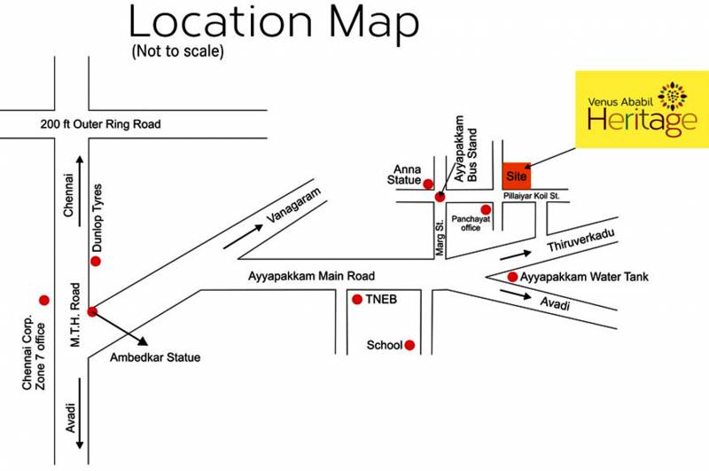Images for Location Plan of Aara Venus Ababil Heritage