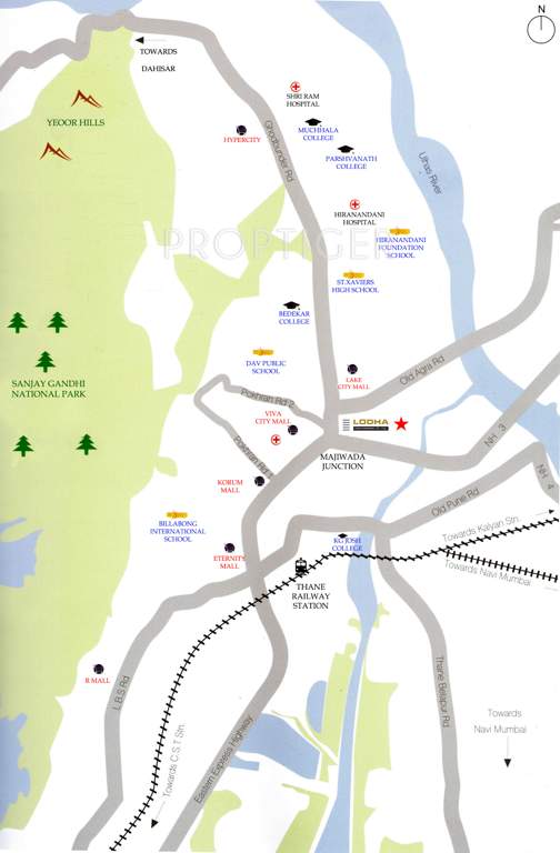 luxuria priva Images for Location Plan of Lodha Luxuria Priva