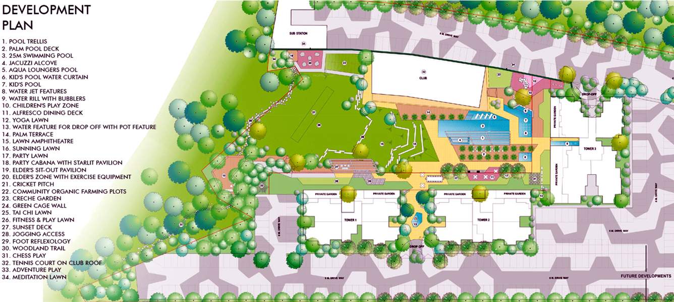 luxuria priva Images for Master Plan of Lodha Luxuria Priva