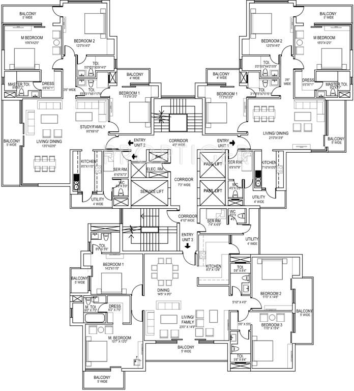  isle Images for Cluster Plan of Lotus Isle