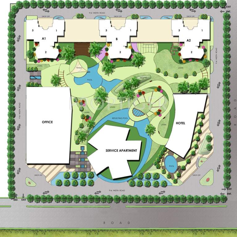  isle Images for Master Plan of Lotus Isle