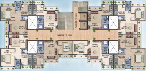  ganaraj Images for Cluster Plan of Kuber Ganaraj