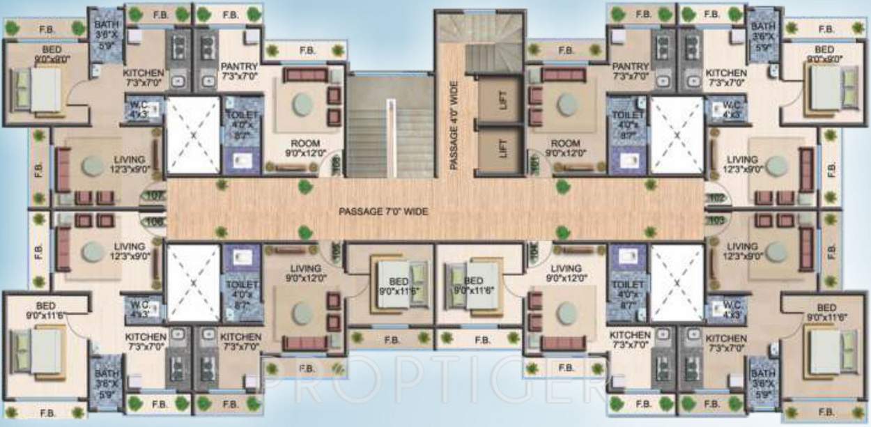 ganaraj Images for Cluster Plan of Kuber Ganaraj