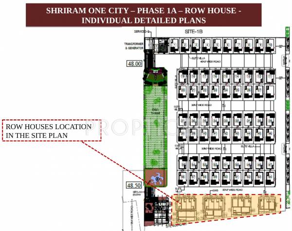 Images for Layout Plan of Shriram Santrupthi Independent Villas