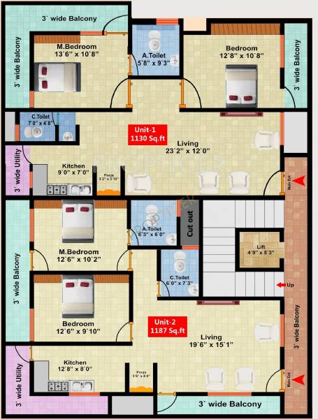 Images for Cluster Plan of Sri Balaji Builders Homes