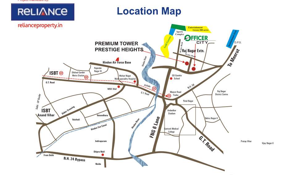 heights Images for Location Plan of Prestige Prestige Heights