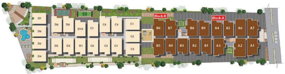  cherry blossom Images for Layout Plan of Sankalp Cherry Blossom