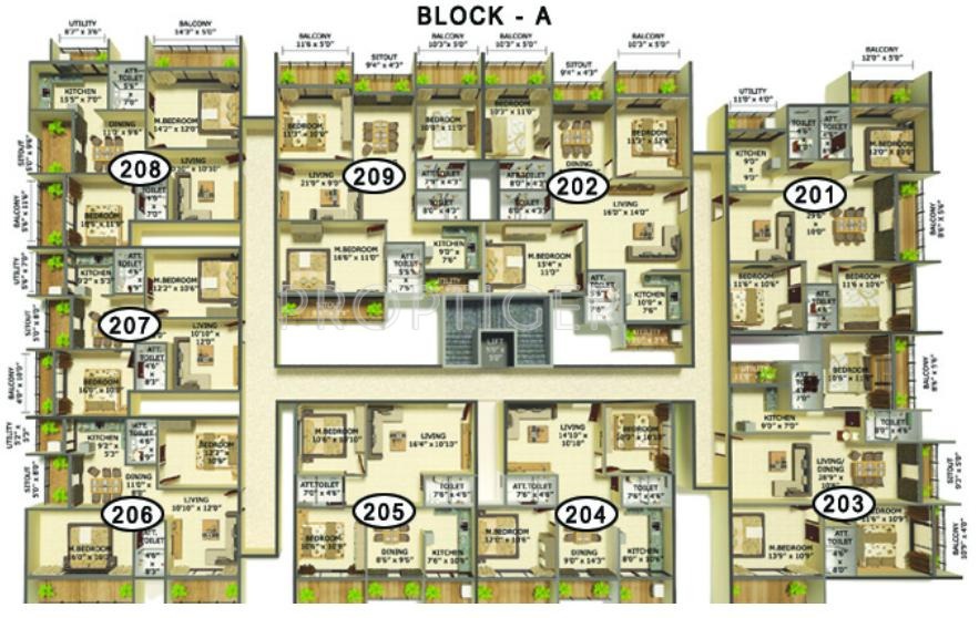 Images for Cluster Plan of Splendid Lake Dews