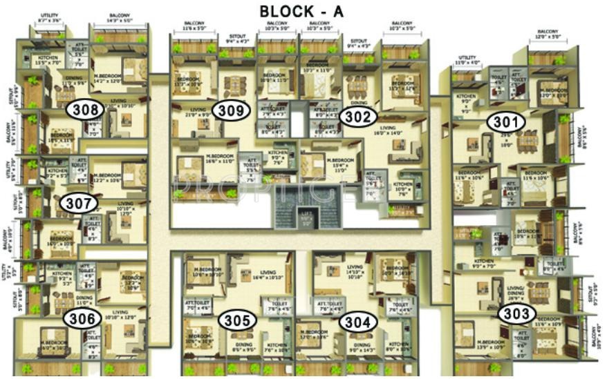 Images for Cluster Plan of Splendid Lake Dews