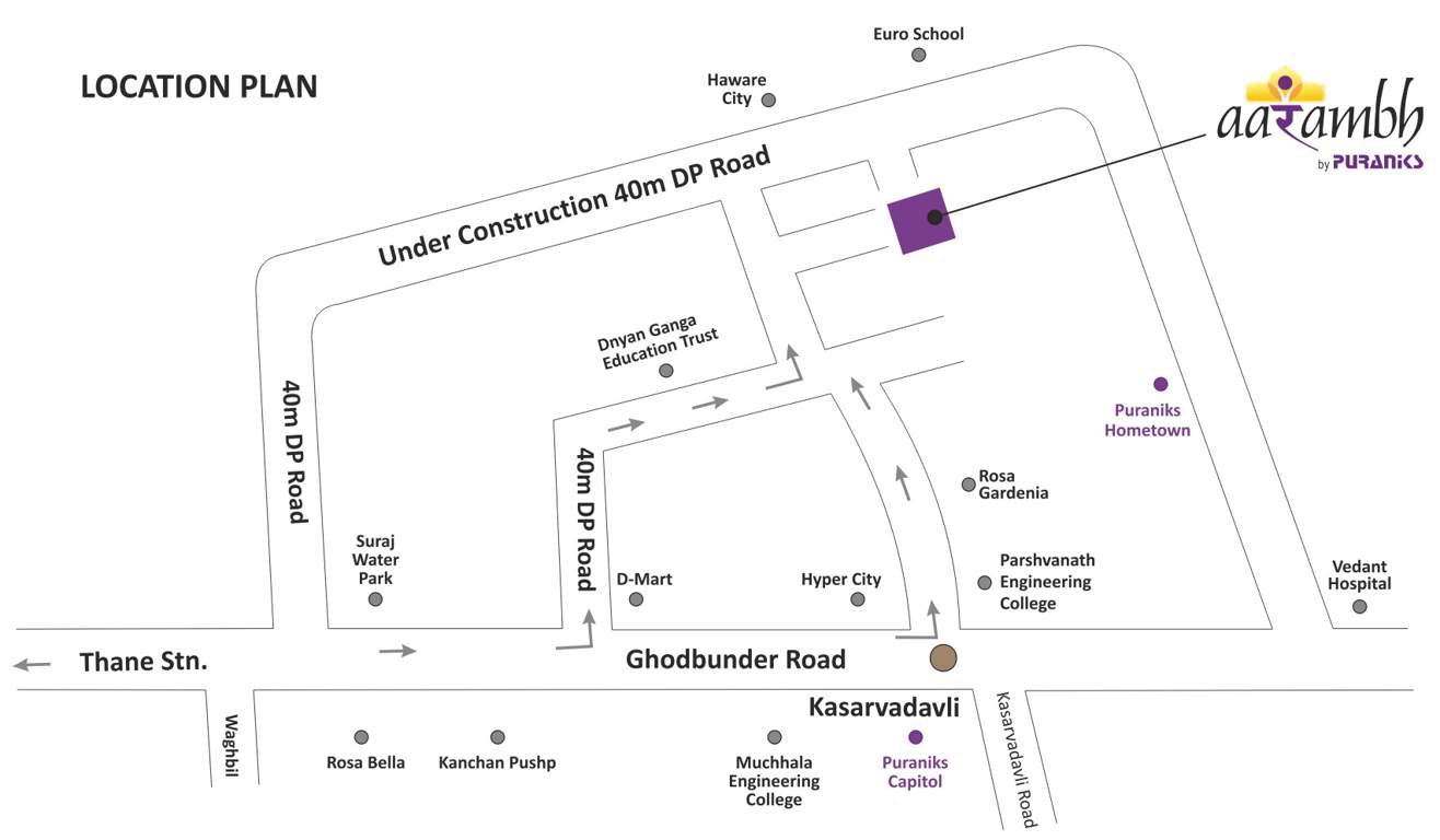  aarambh Images for Location Plan of Puraniks Aarambh