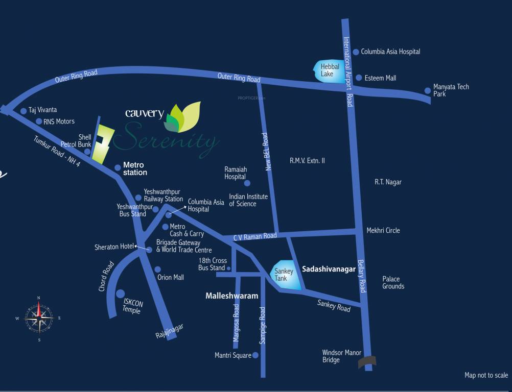 serenity Location Plan