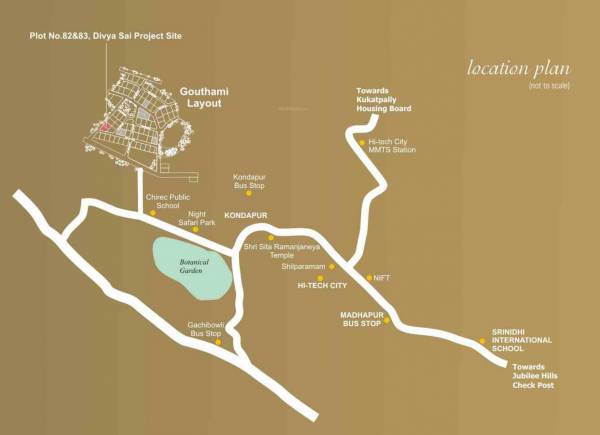 Images for Location Plan of Kranti Group Divya Sai