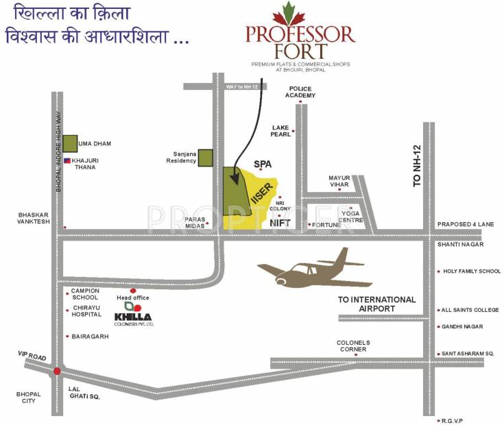 Images for Location Plan of Khilla Professor Fort