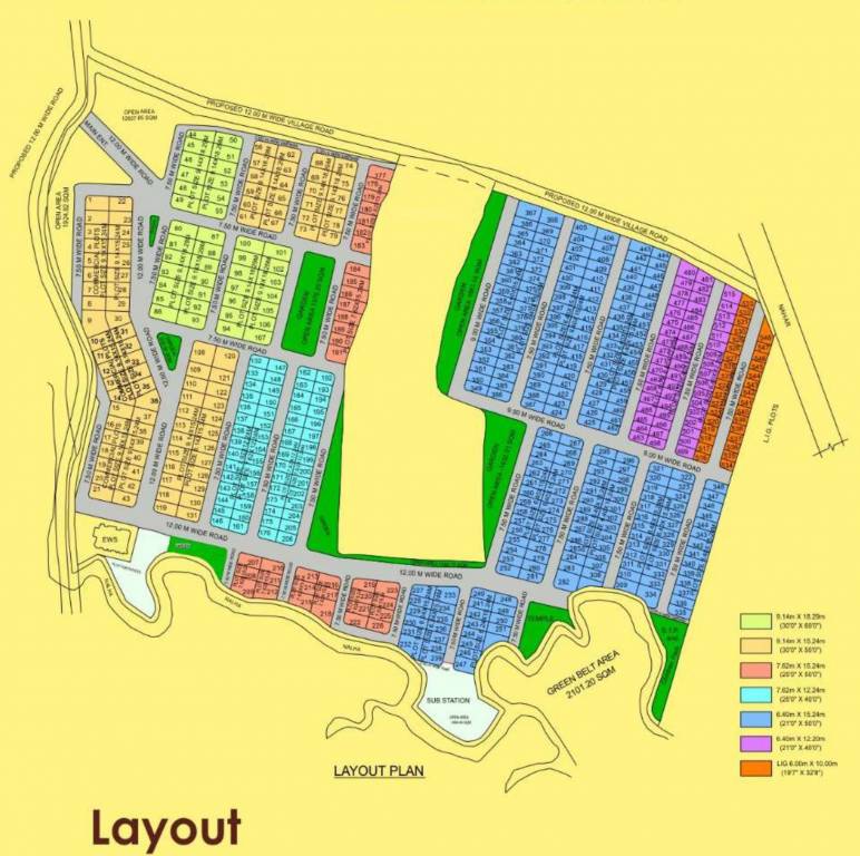 ibd raisina Layout Plan