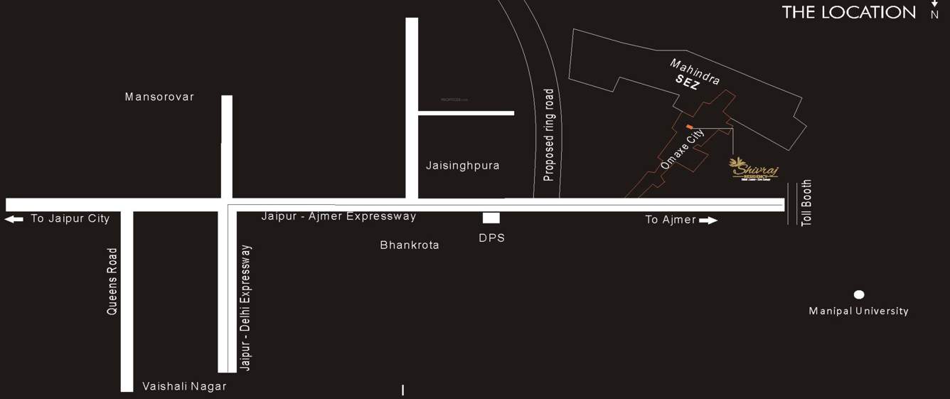 shivraj residency Images for Location Plan of SSG Shivraj Residency