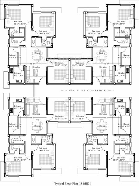 Images for Cluster Plan of Shreya Sri Balaji City Apartment