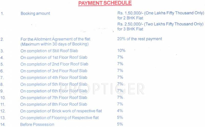 Images for Payment Plan of Shreya Sri Balaji City Apartment