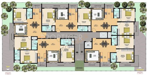 Images for Cluster Plan of MSR Dwellings Lotuss