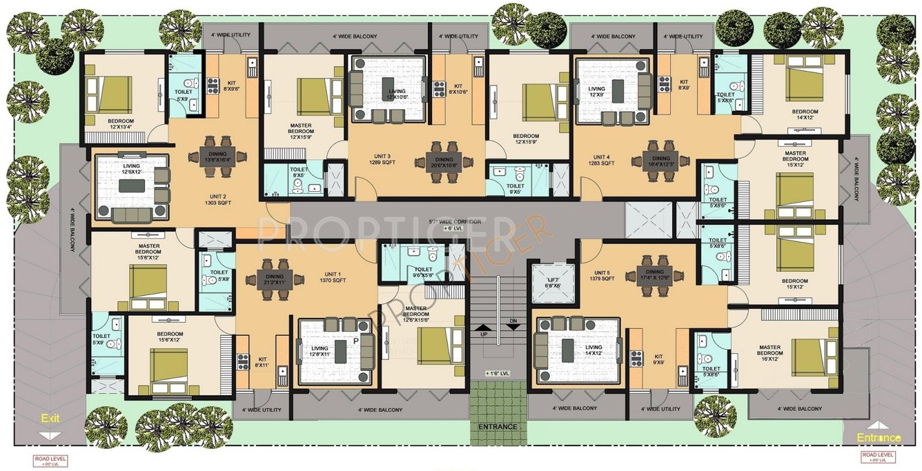 Images for Cluster Plan of MSR Dwellings Lotuss
