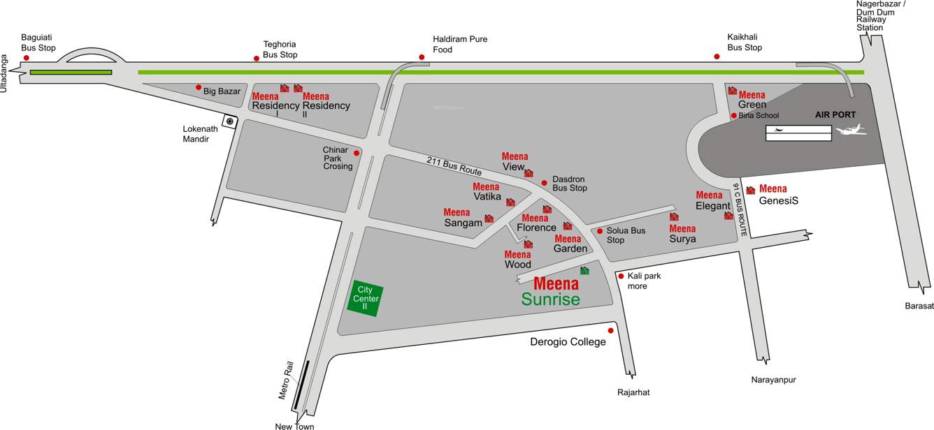 Images for Location Plan of GPS Meena Sunrise