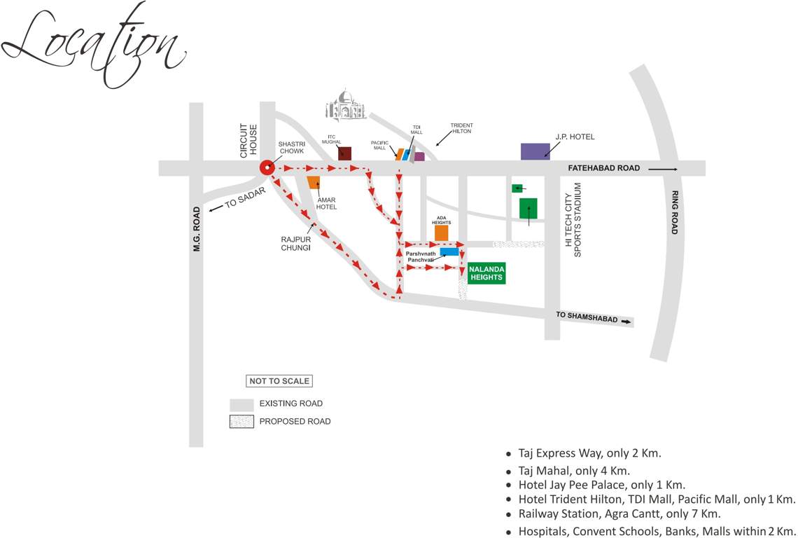  heights Images for Location Plan of Nalanda Heights
