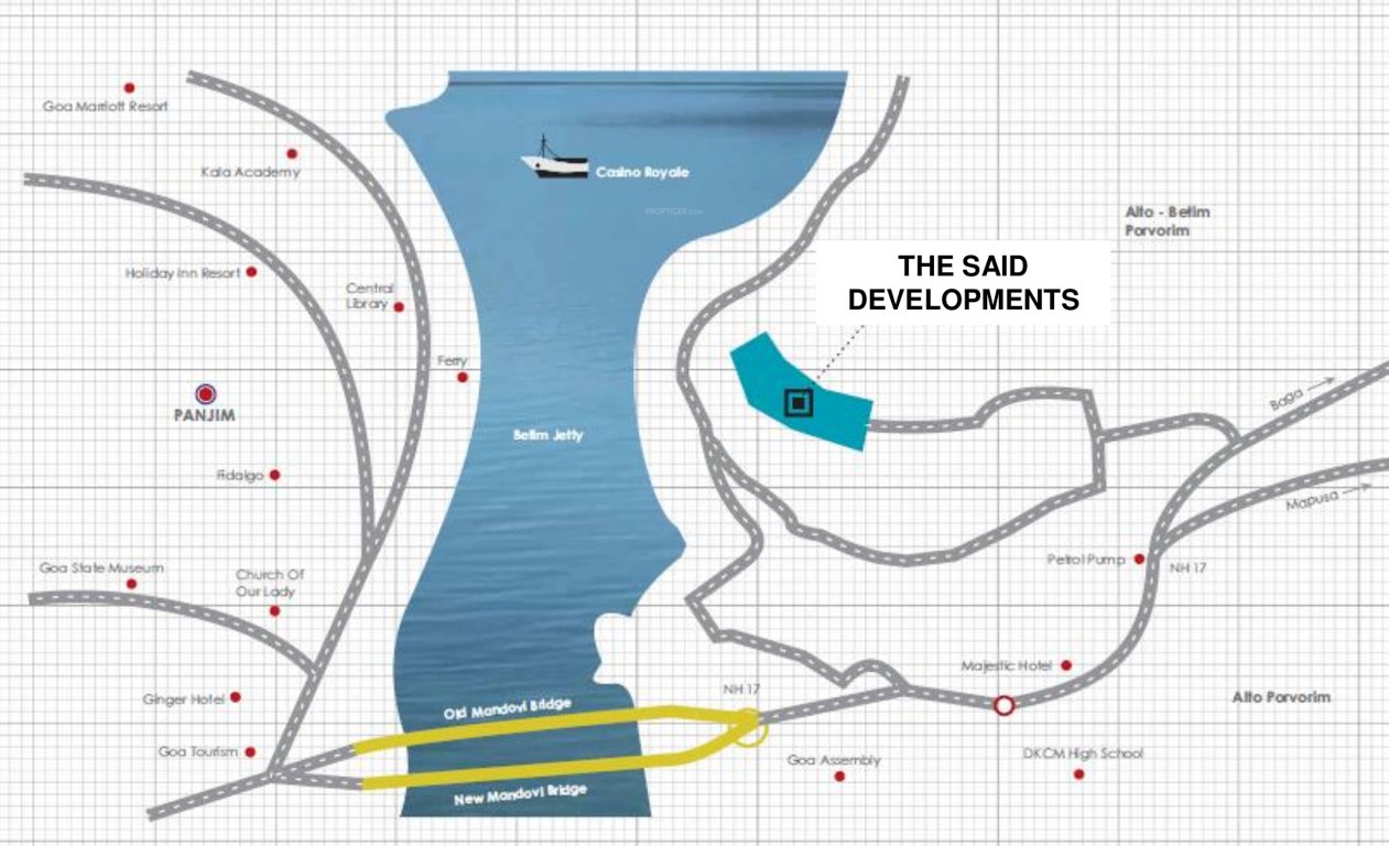 Images for Location Plan of Peninsula Ashok Beleza Apartments