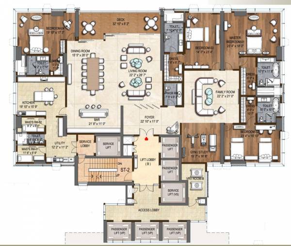 Tower A Cluster Plan kingfisher-towers Tower A Cluster Plan