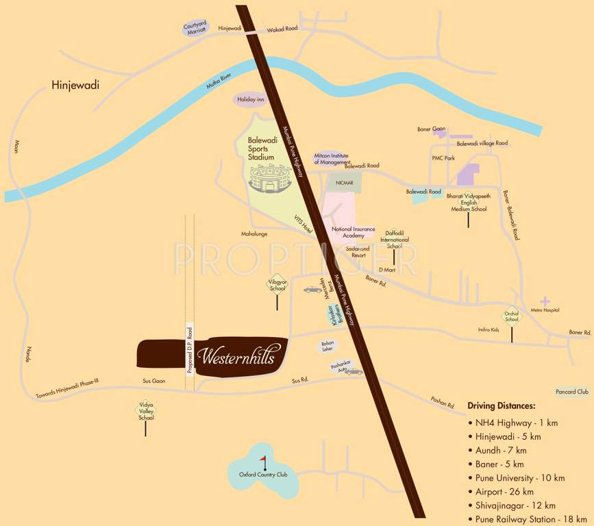  westernhills v1 to v9 Images for Location Plan of Atul Westernhills V1 to V9