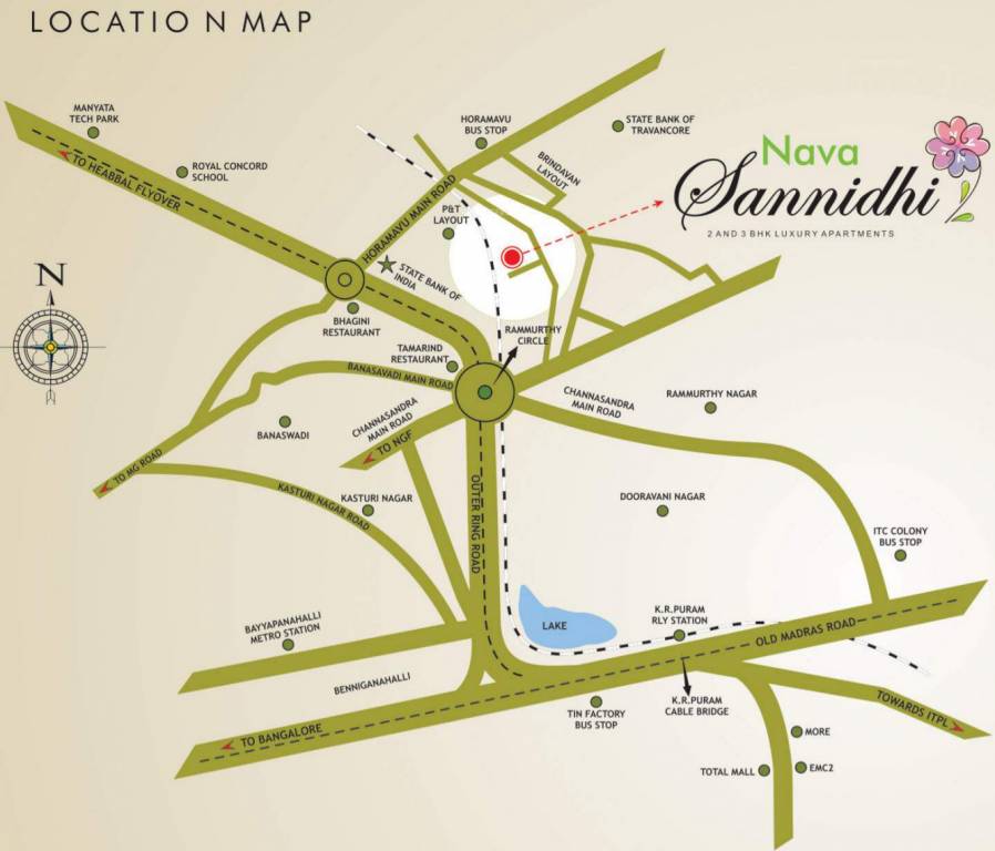 Images for Location Plan of Navajyothi Nava Sannidhi