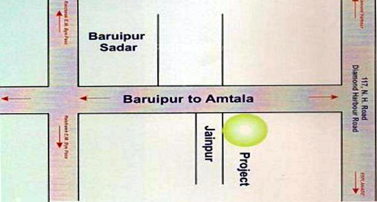 Images for Location Plan of Janapriyo Baruipur Basant Enclave