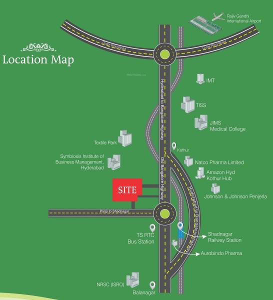  green-villas Location Plan
